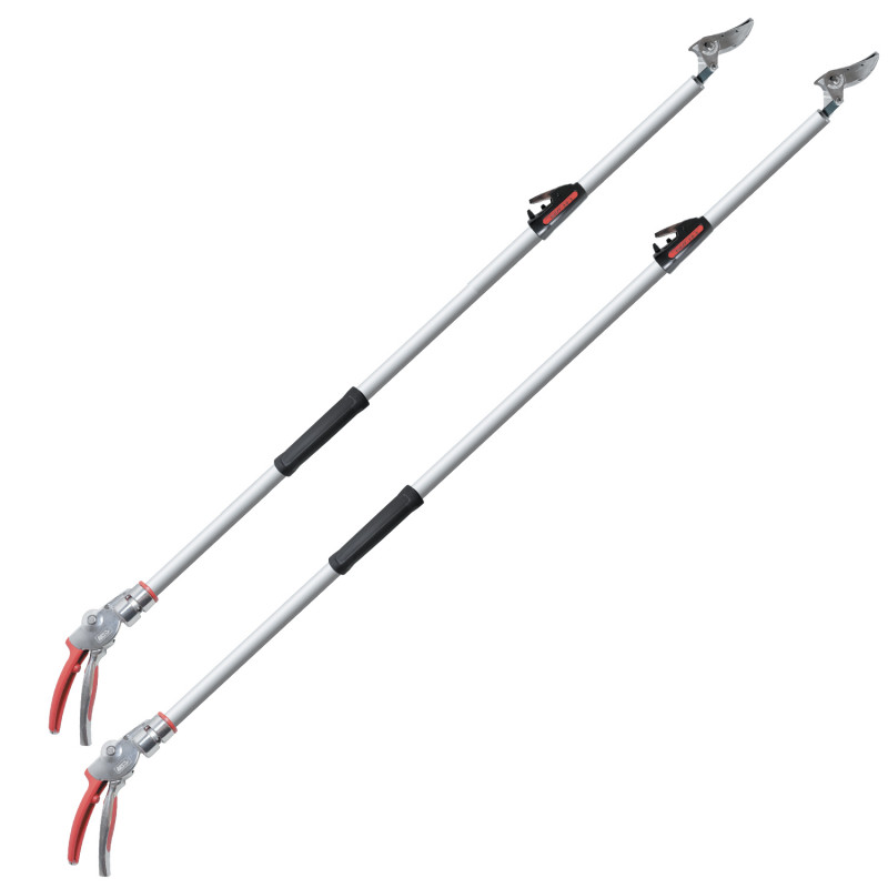 Sécateur long manche téléscopique