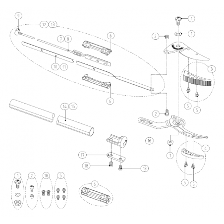 Pièces détachées ARS160ZF ARS180ZF