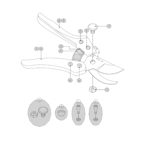 Pièces détachées ARSCB-8 / CB-9