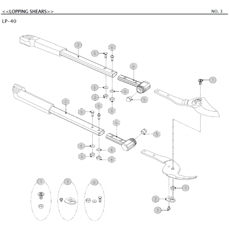 Pièces détachées ARSLP-40