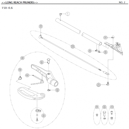 Pièces détachées ARS150-0.6
