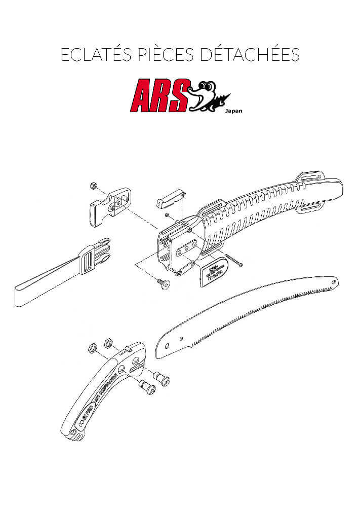 Catalogue des vues éclatées des produits ARS Tools
